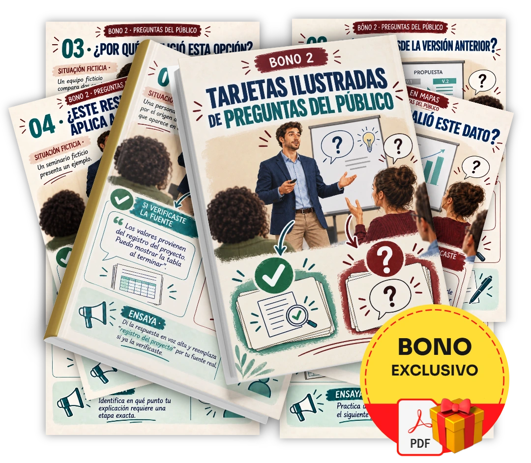 Tarjetas Ilustradas de Preguntas del Público